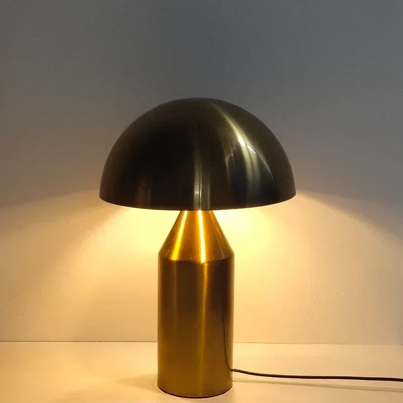 Afralia™ Iron Mushroom Table Lamp: Minimalist Nordic Design for Home Decor & Lighting