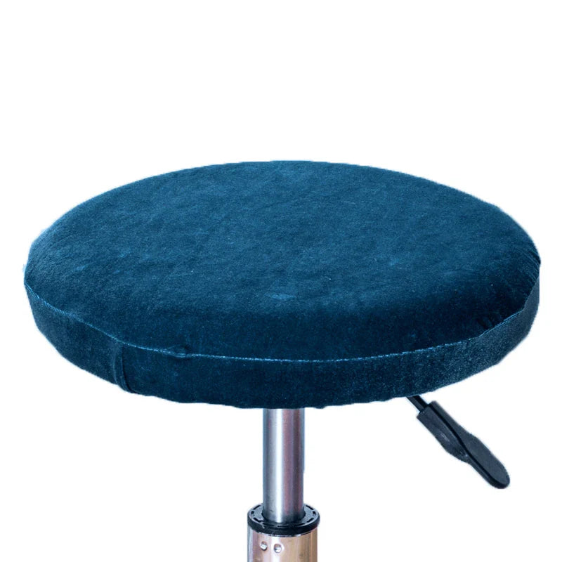 Afralia™ Fleece Stool Cover: Elastic, Removable, Stretch Seat Protector