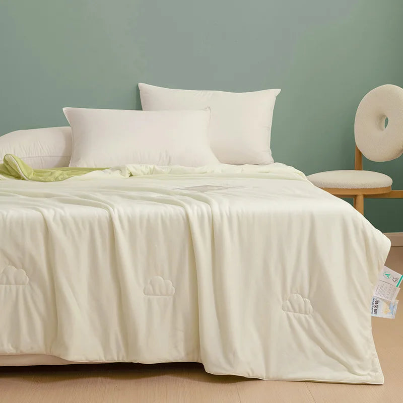 Afralia™ Summer Quilt Cool Blanket Single Double Minimalist Breathable Duvet