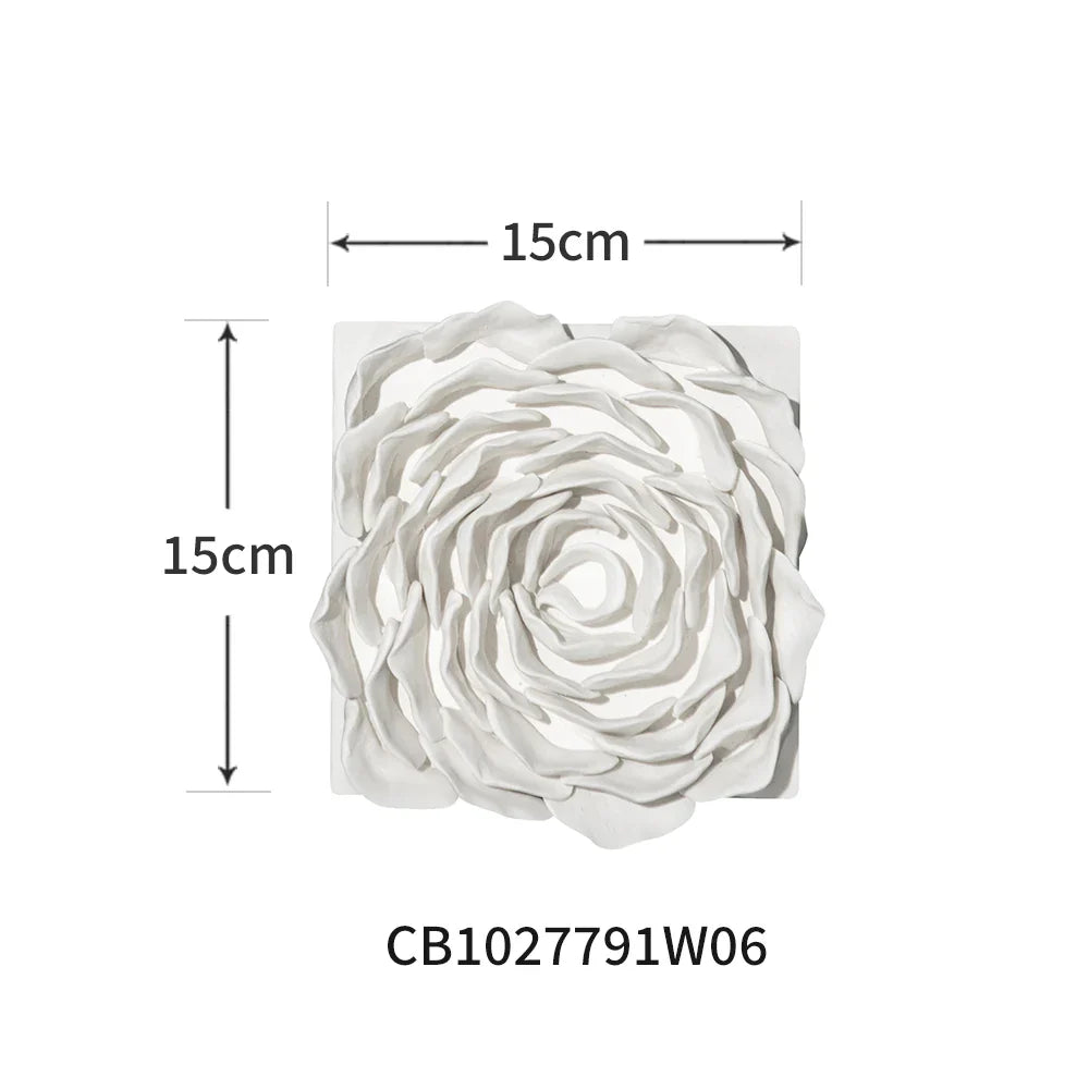 Afralia™ Ceramic Rose Wall Hanging Frame