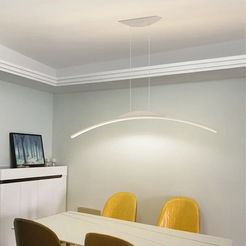 Afralia™ Modern Nordic LED Chandelier for Dining Room Island, Office, and Living Room