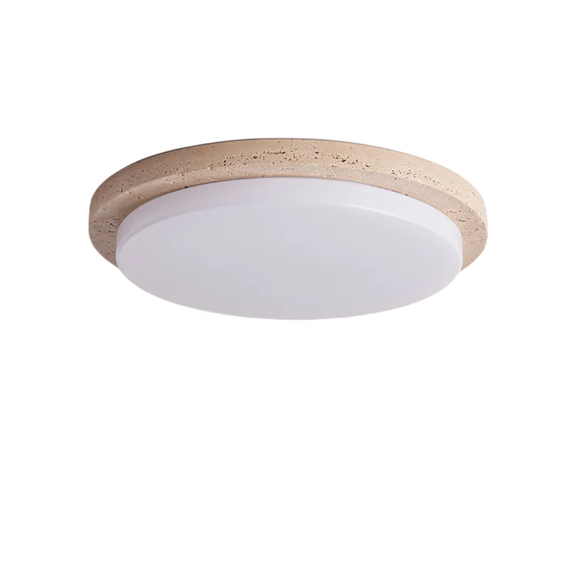 Afralia™ LED Ceiling Lights Modern Nordic White Stone Plafond Lamp