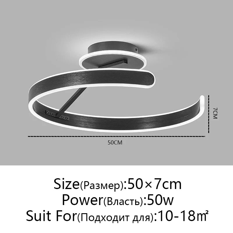 Afralia™ LED Ceiling Chandelier Dimmable Pendant Lamps