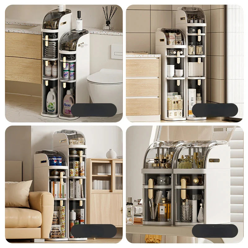 Afralia™ Slimline Toilet Drawer & Kitchen Organizer Cabinet Shelf