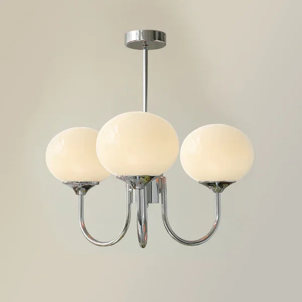 Afralia™ Glass Ball Chandelier Pendant Light for Living Dining Room