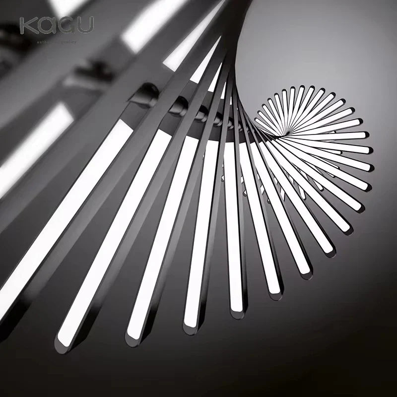 Afralia™ LED Fishbone Pendant Chandelier for Modern Nordic Decor