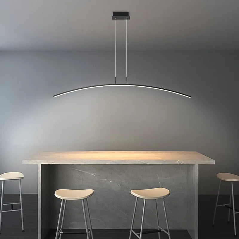 Afralia™ LED Pendant Lamp: Modern Office Kitchen Chandelier, Nordic Style Ceiling Light, AC110V 220V