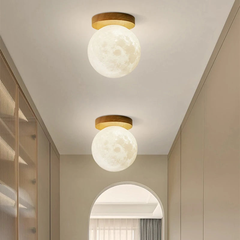 Afralia™ Nordic Resin Ceiling Lamp - 3D Printed Milk White Ball Chandelier