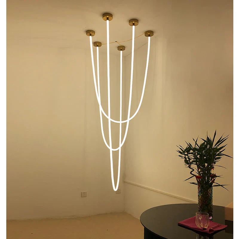 Afralia™ LED Pendant Lamp: Modern Nordic Design, 360 Degree Luminous for Living Room, Dining Room & Office