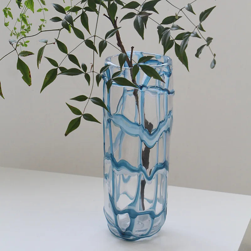 Afralia™ Geometric Mesh Glass Vase Hydroponics Terrarium - Home Decoration