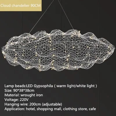 Afralia™ Cloud Light: Nordic Designer Pendant Lamp for Bedroom, Hotel, Restaurant, Bar