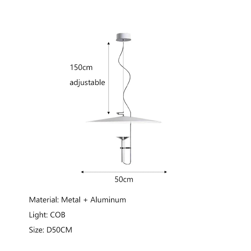 Afralia™ UFO Chandelier: Modern Nordic Minimalist LED Pendant Light for Dining Room, Bar, Bedroom