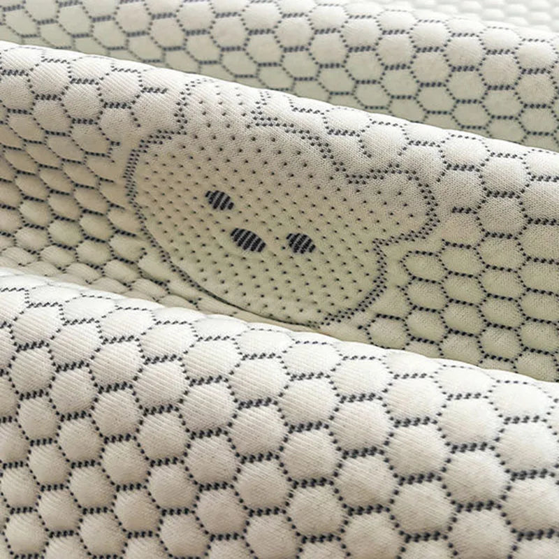 Afralia™ Summer Cool Bean Bear Jacquard Sheet Set - Lightweight & Breathable