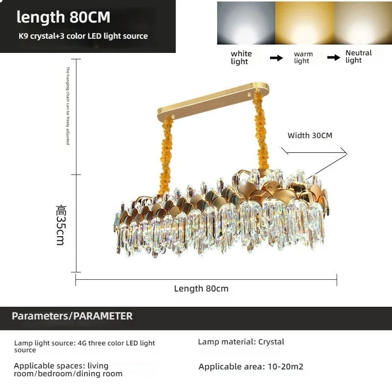 Afralia™ Crystal Pendant Light: Luxury Modern Simplicity for Restaurant, Bedroom, or Living Room