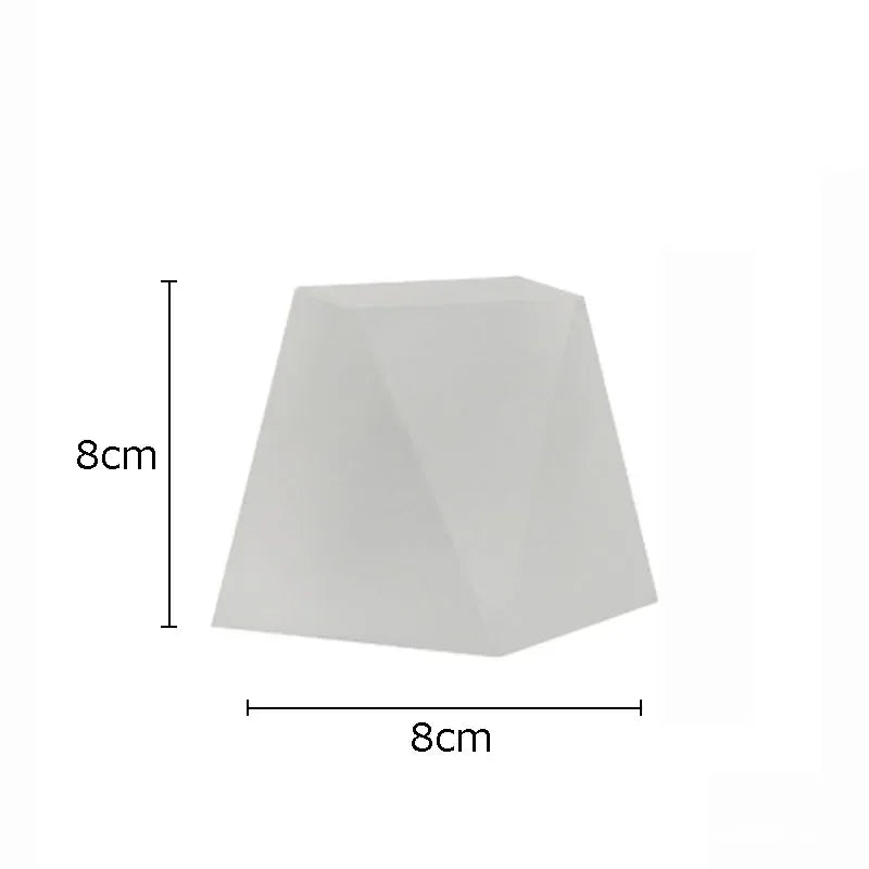 Afralia™ Geometric Crystal Artwork Polyhedron Sculpture Desk Decoration Modern Home Decor