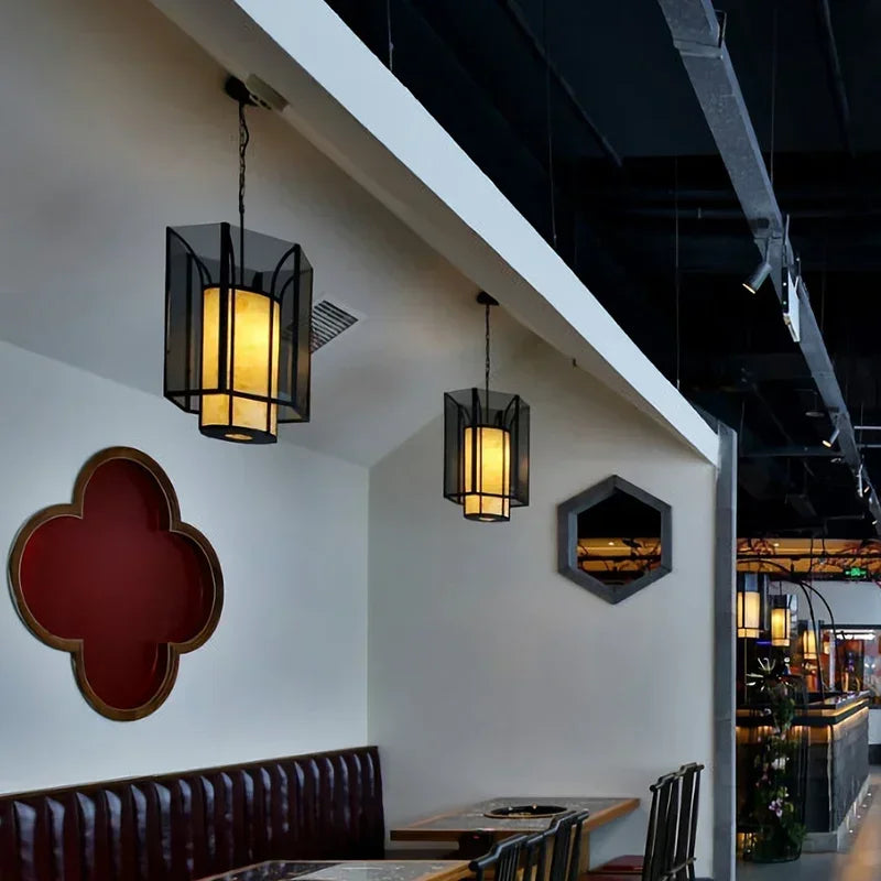 Afralia™ Chinese Retro Chandelier for Bedroom, Tea Room, Foyer, Hallway, Restaurant