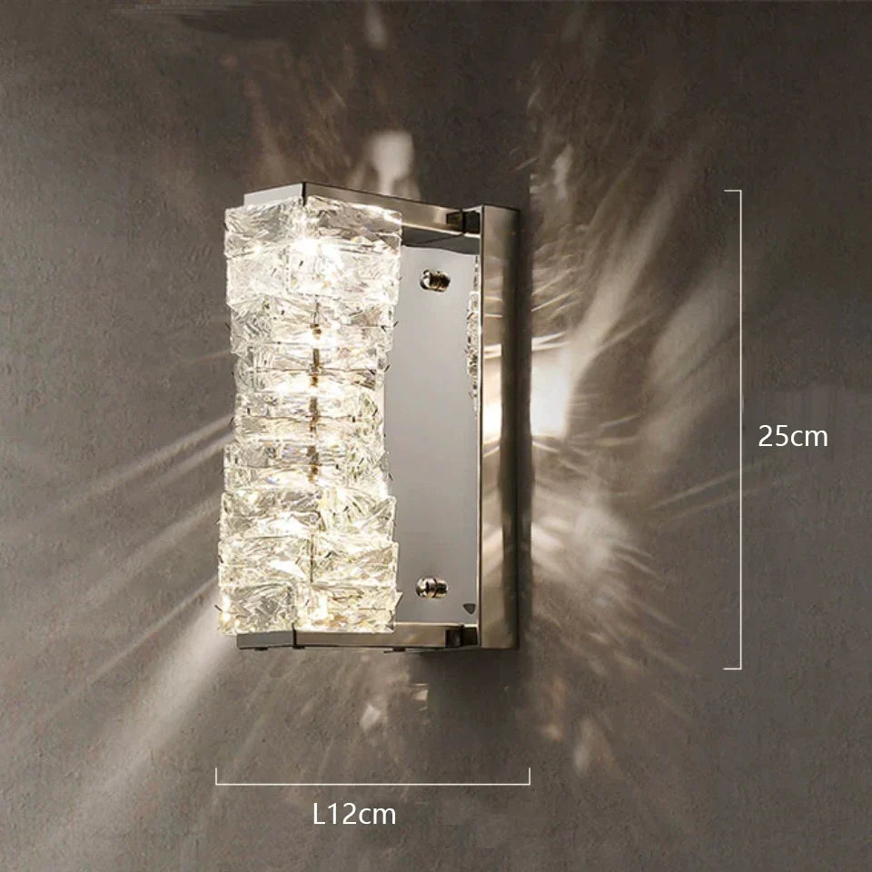 Afralia™ Triangular Crystal Pendant Chandelier - Luxury LED Glass Lighting for Dinning Room