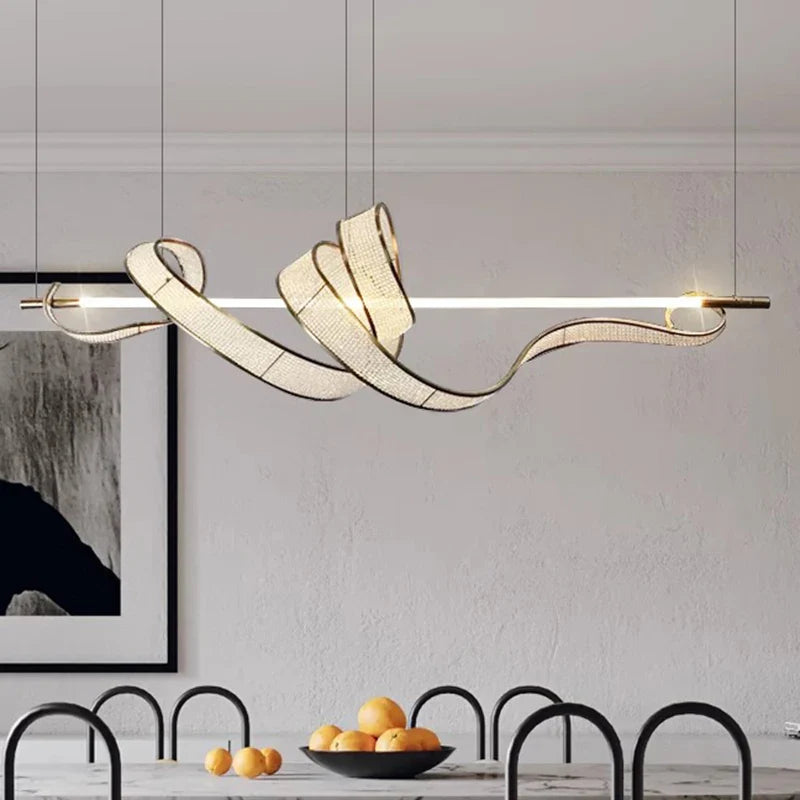 Afralia™ Modern Indoor Pendant Light Chandelier for Dining Room