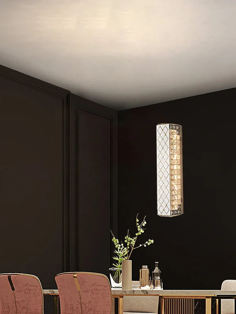 Afralia™ Crystal Chandelier: LED Ceiling Dining Room Lighting for Long Table Decor