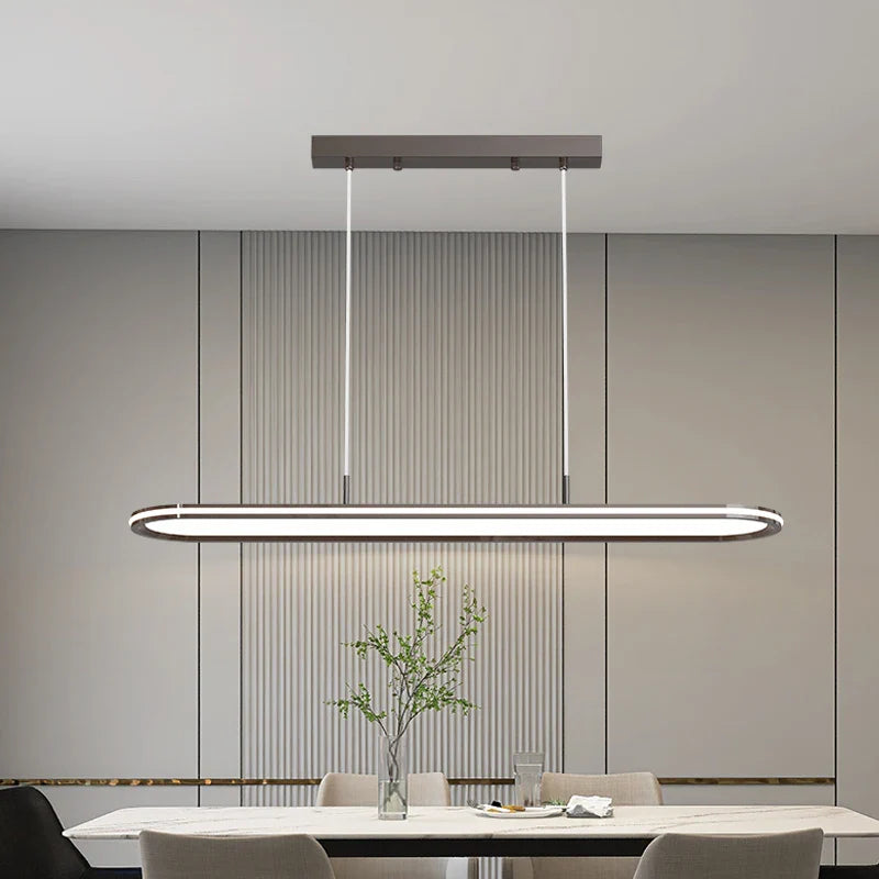 Nordic Pendant Light Black White Track Fixture for Kitchen Dining Room by Afralia™.