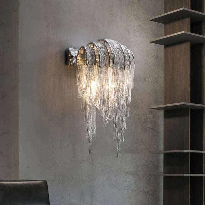 Afralia™ Tassel Chandelier: Postmodern Luxury Villa Dining Room Lamp