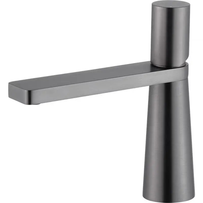Afralia™ Brushed Gold Basin Faucet - Elegant Brass Bathroom Mixer Tap for Lavatory