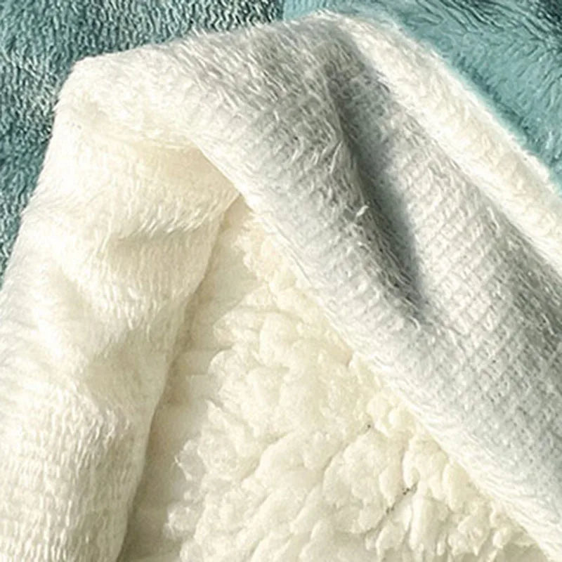 Afralia™ Cozy Imitation Lamb's Wool Blanket - Warmth for Beds, Adults & Kids