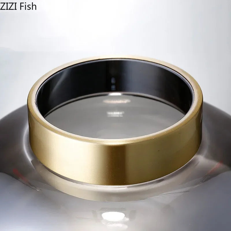 Afralia™ Glass Vase Desk Decoration Modern Floral Vases Room Decor Astral Bouquet