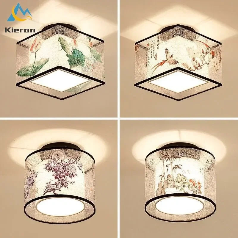 Afralia™ Lotus Bird LED Ceiling Lamp for Modern Nordic Decor