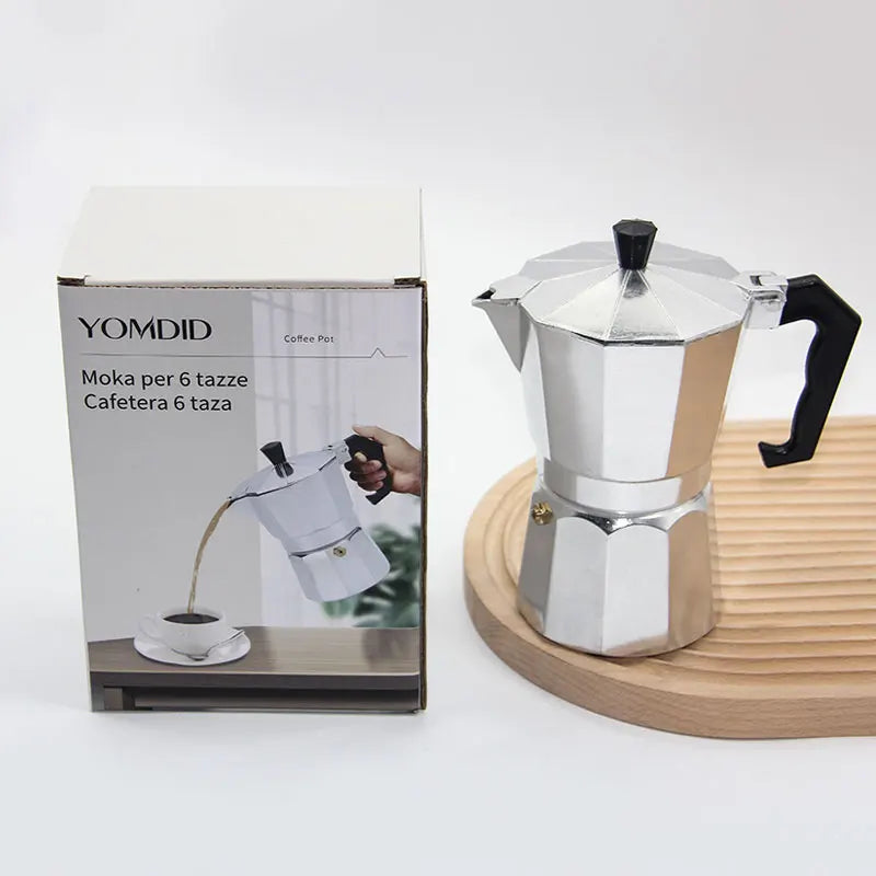 Afralia™ Moka Coffee Pot Aluminum Maker Durable Expresso Percolator 50-600ml