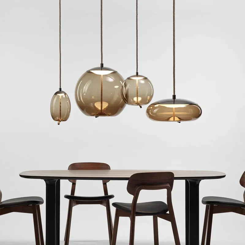 Nordic LED Chandeliers by Afralia™: Creative Scandinavian Brokis Pendant Lights for Home Decor