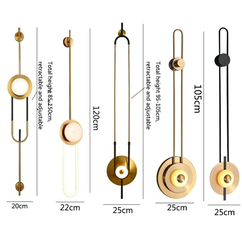 Afralia™ Marble Wall Lamp: Nordic Minimalist Luxury Sconce for Living Room, Bedroom, Aisle.