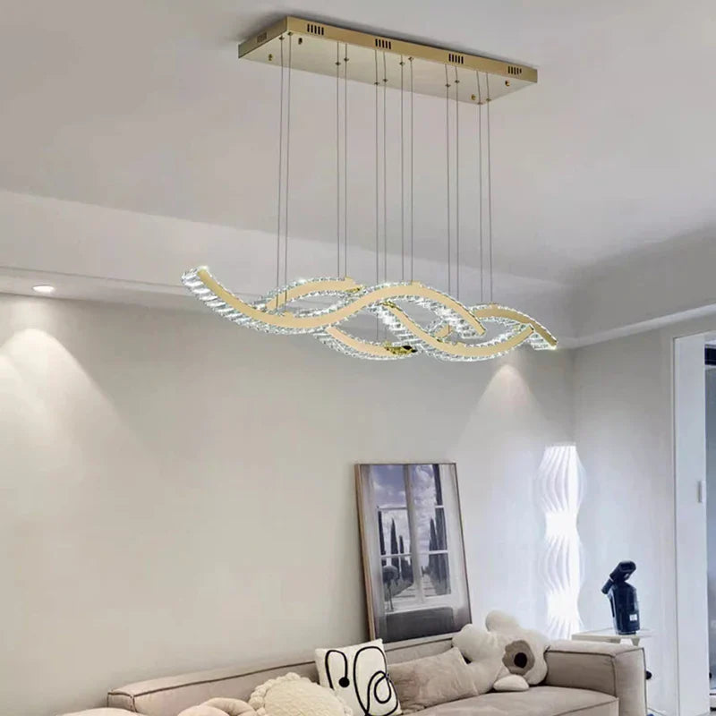 Afralia™ Modern Pendant Light Chandelier Indoor LED Ceiling Lamp