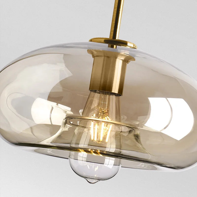 Afralia™ Glass Pendant Lights Dining Kitchen Bar Chandelier