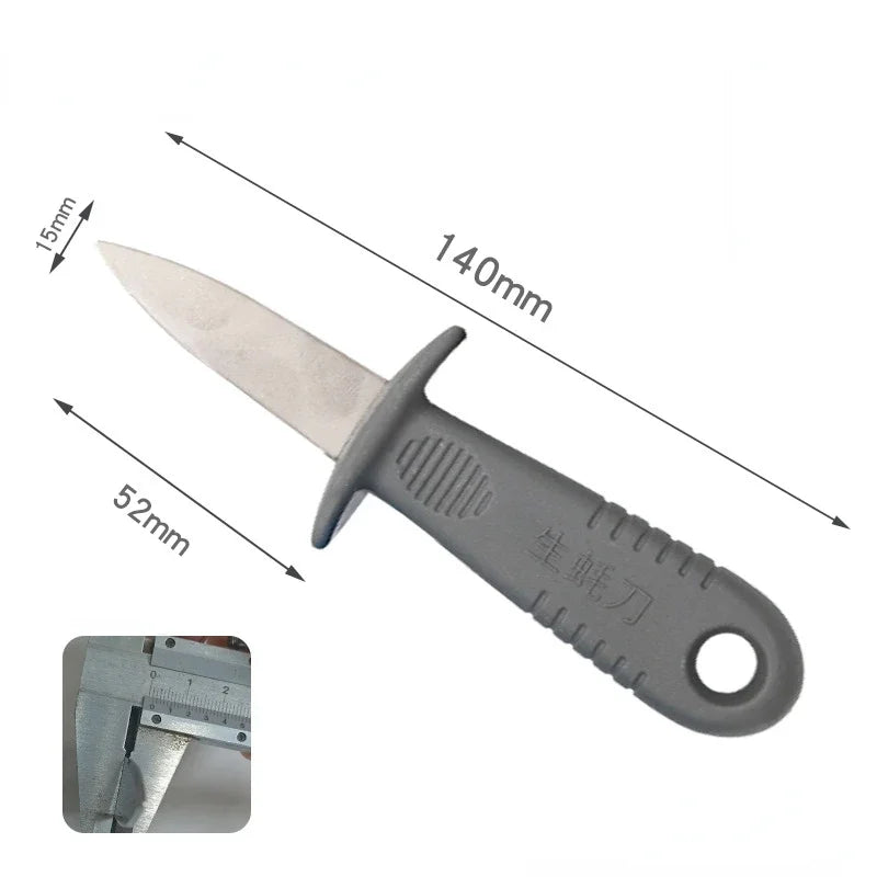 Afralia™ Oyster Knife: Premium Seafood Tool with PP Handle for Easy Raw Shell Opening