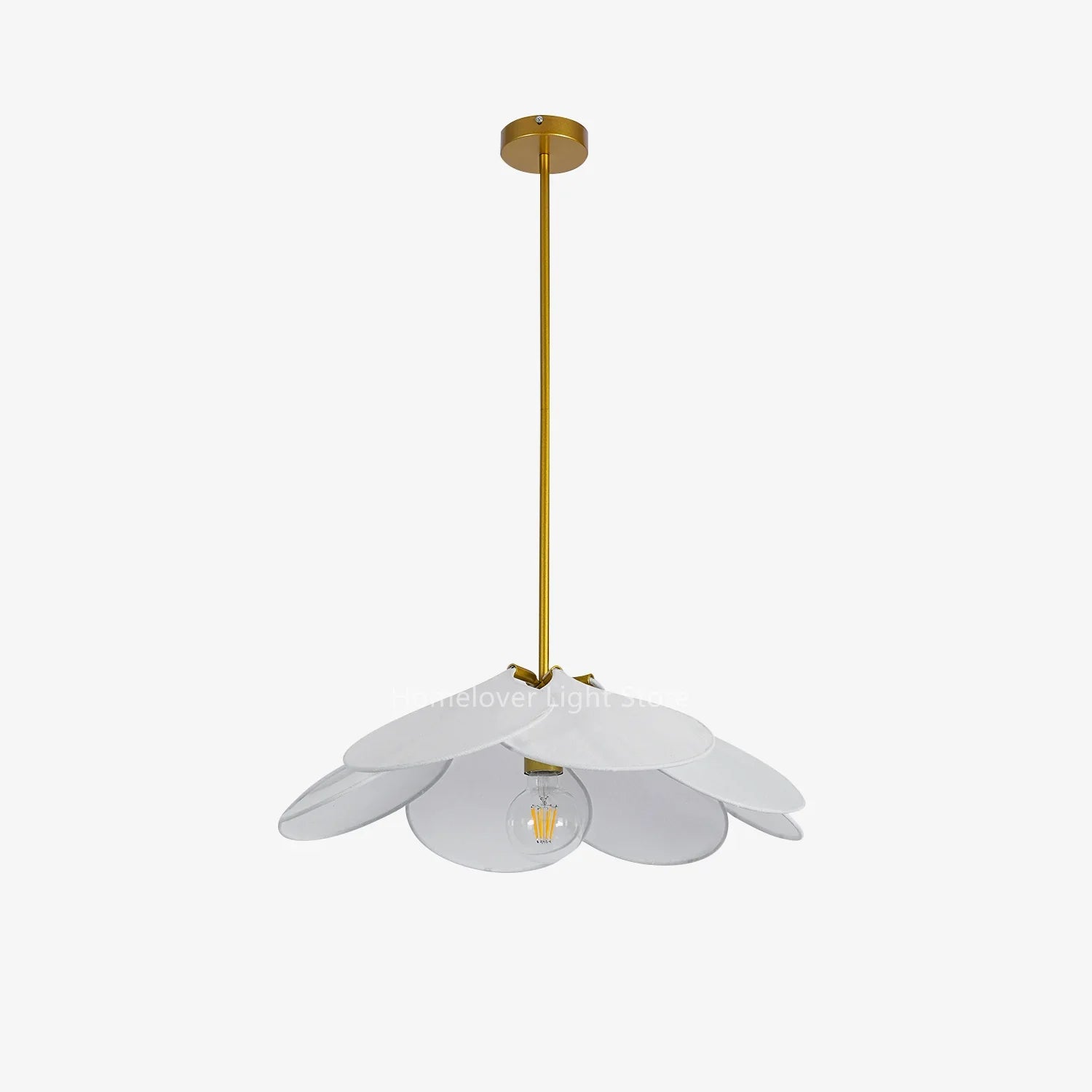 Afralia™ Petals Pendant Light: Creative Fabric Lampshade for Restaurant, Bedroom, Kitchen & More