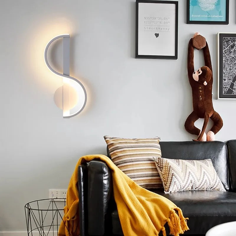 Afralia™ Modern Bedside Wall Lamp AC90-260V - Nordic Design for Bedroom, Living Room & Corridor