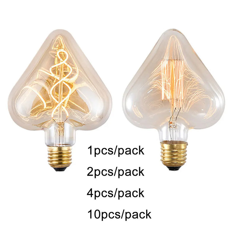 Afralia™ Vintage Edison LED Bulb 4W Dimmable Warm White 2300K Antique Style E26 40W Lamps