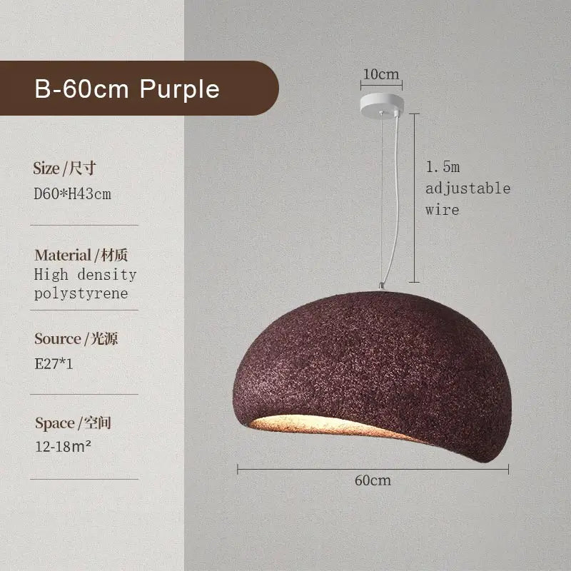 Afralia™ Wabi Sabi LED Pendant Light for Modern Kitchen and Living Room