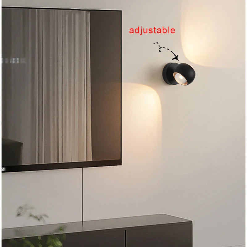 Afralia™ Nordic LED Wall Light for Modern Indoor Room Decor in Bedroom & Living Room