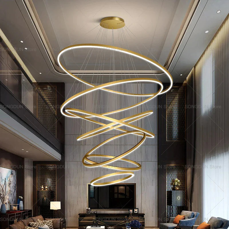 Afralia™ Modern Luxury Chandelier for Elegant Living Rooms