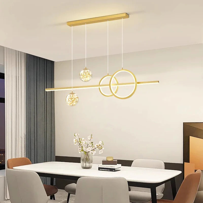 Afralia™ Modern Home Pendant Lights Indoor Chandelier Ceiling Lamp Hanging Light