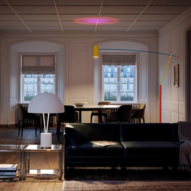 Afralia™ Simplicity LED Floor Lamp for Living Room Bedroom, Nordic Style Home Decor Lighting