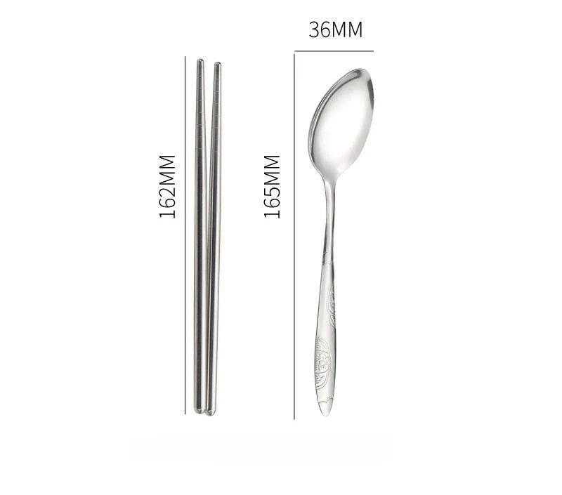 Afralia™ Kids Cartoon Bento Lunch Box with Fork Spoon, Heated 3 Grid Sandwich Snack Box