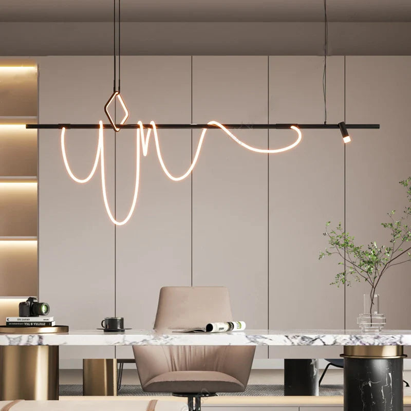 Afralia™ LED Chandelier Lighting for Modern Home Decor - Designer Lustre Hanging Lamps