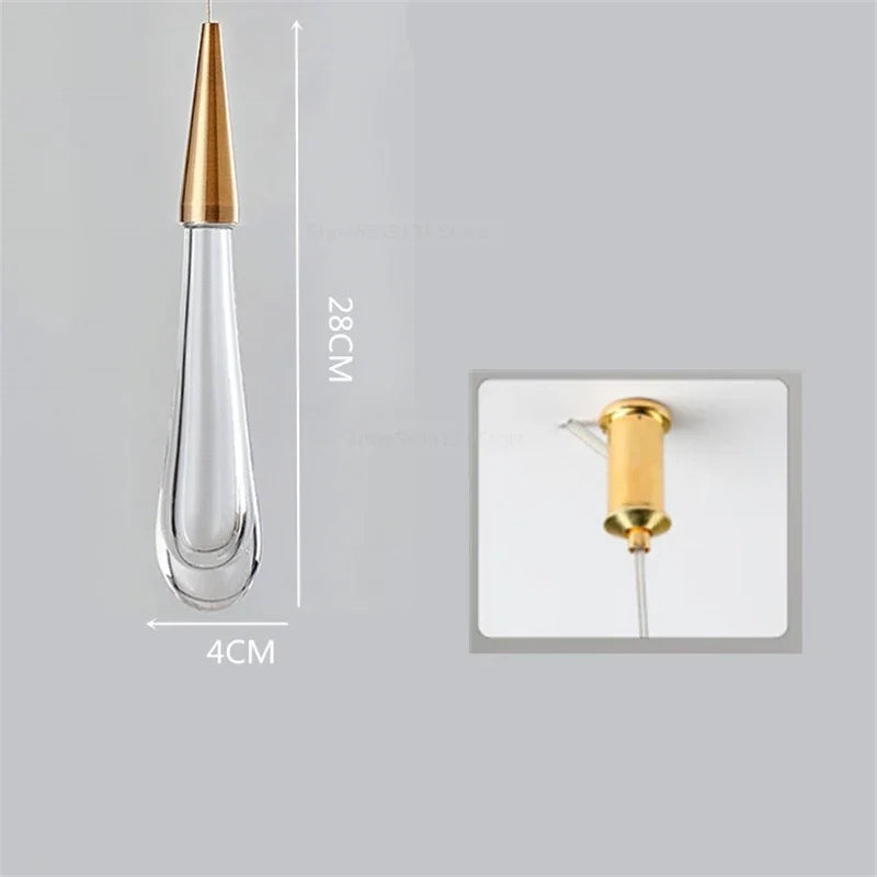 Afralia™ Crystal Pendant Lights: Modern LED Hanging Lamps for Living Room, Restaurant, and Bar