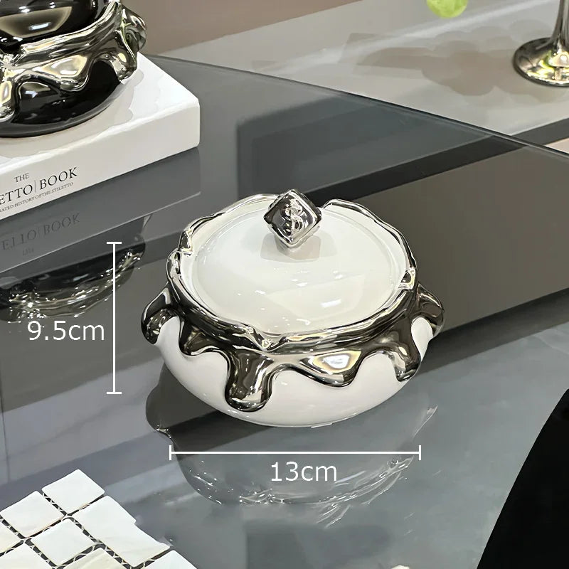 Afralia™ Lucky Ceramic Ashtray: Premium Smoking Accessories for Weed, Home & Gifts