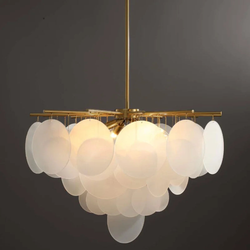 Afralia™ Modern Glass Pendant Lights for Kitchen Dining Room Living Room Chandeliers