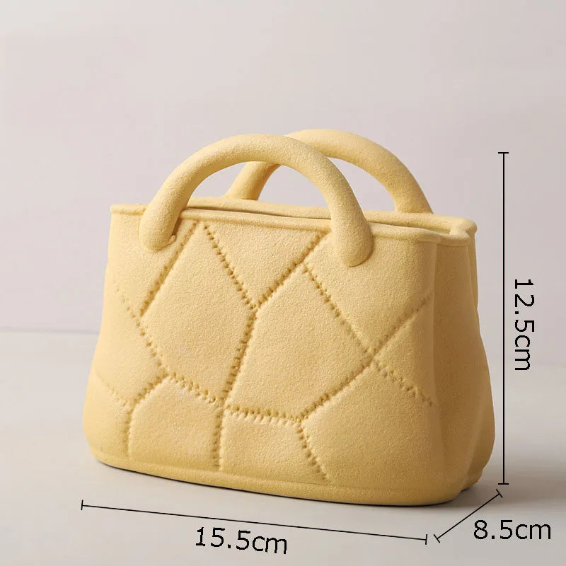 Afralia™ Handwoven Ceramic Vase: Decorative Flower Pot for Home Décor and Floral Arrangement