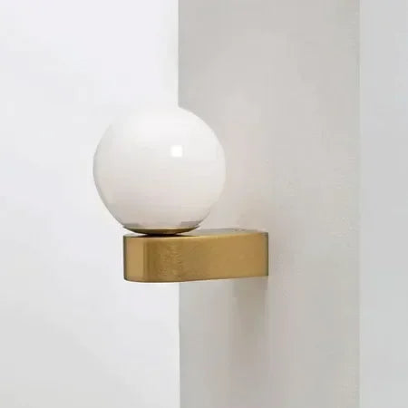 Afralia™ Glass Ball LED Wall Lamp for Bedroom and Living Room Decor
